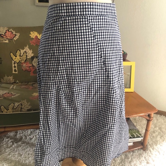 Retro Dress 2 Pc Set Gingham Skirt Top 1940s Style - Picture 7 of 7